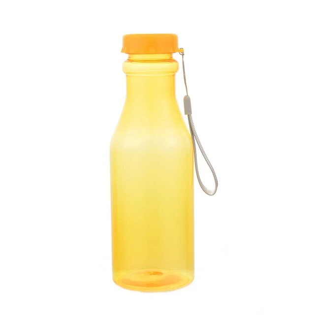 550ml Sports Plastic Bottles For Water Unbreakable Water Bottle For Children Leak-Proof Protable For Yoga Gym Fitness Shaker