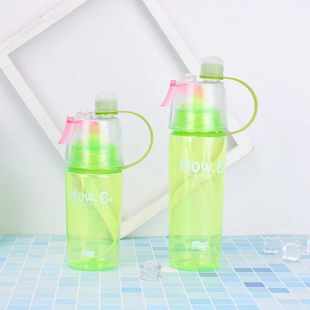 400/600ml Hot Sale Spray Sport Moisturizing Drinking Water Bottle Portable Plastic Bike Bicycle Gym Shaker My Water Bottles
