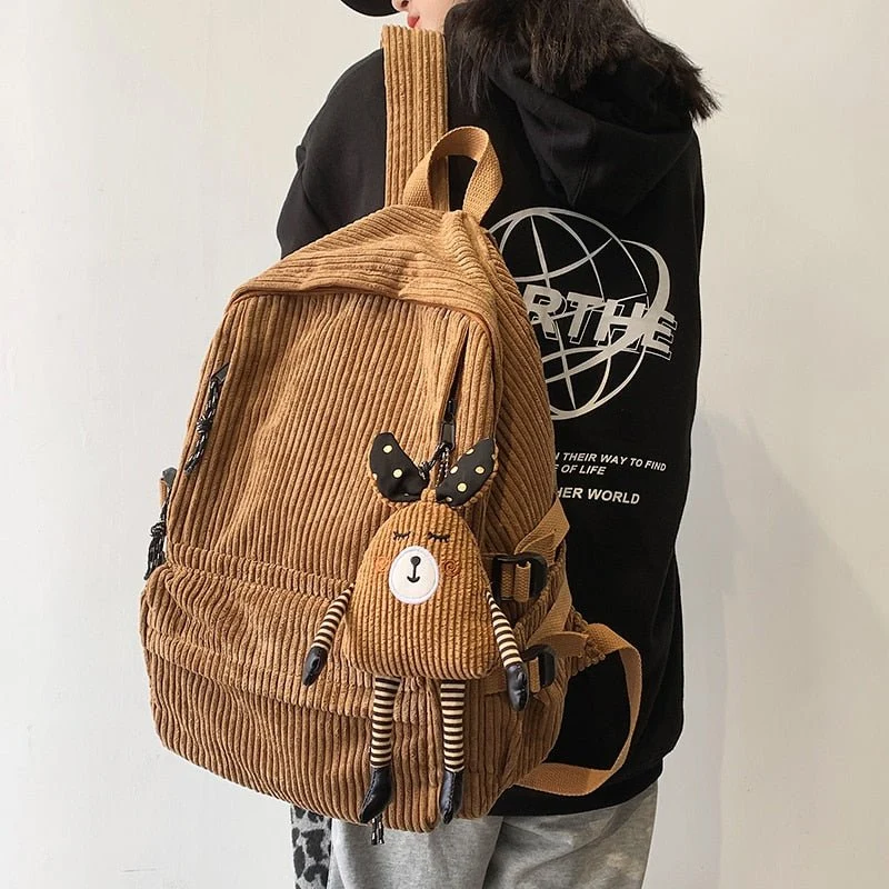 Sac à dos en velours