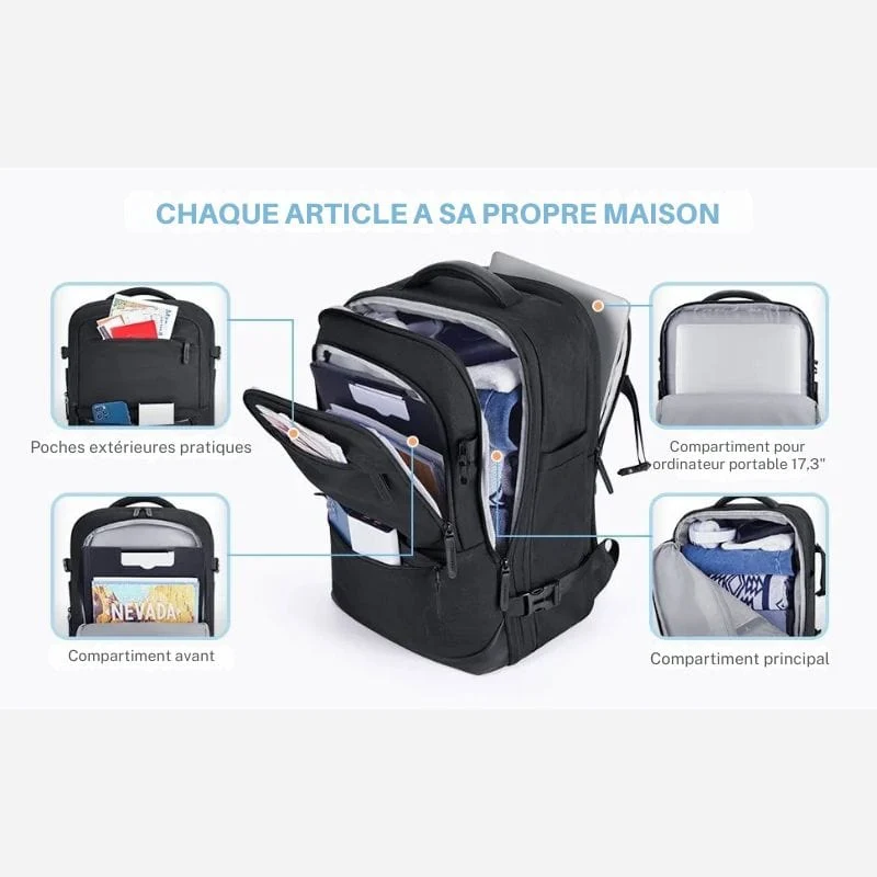 Sac à dos valise cabine