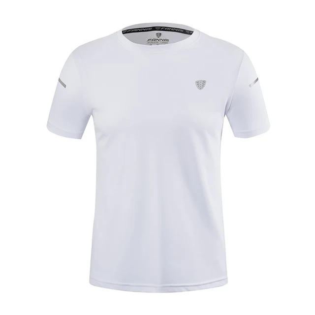 Casual Short Sleeve T-Shirt Quick Drying Tee Tops Fitness Running Cycling Camping Clothes Gym Apparel Men's Sportswear