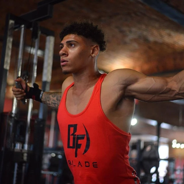 Summer Men's Vest Sports Fitness Workout Men's Tops Gym Bodybuilding Vests Fitness Apparel Men's Apparel Running New 2019 Round