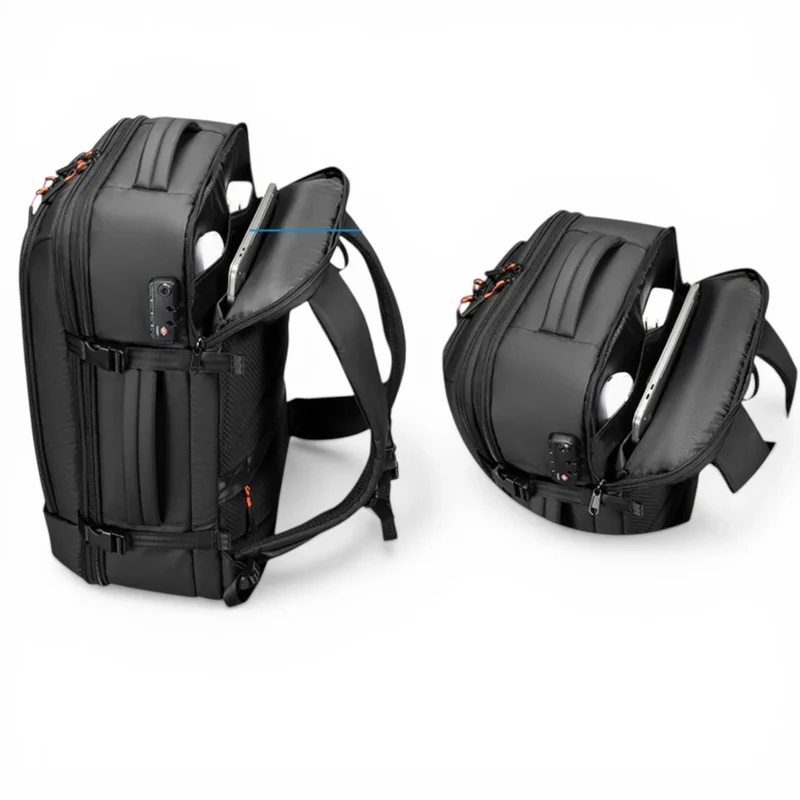 Sac à dos de voyage antivol à compression sous vide - Kings travel pack