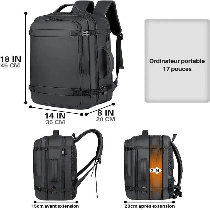 Sac à dos de voyage grande capacité
