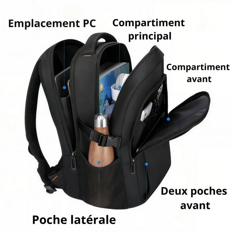 Sac à dos ergonomique d'école - Style HK