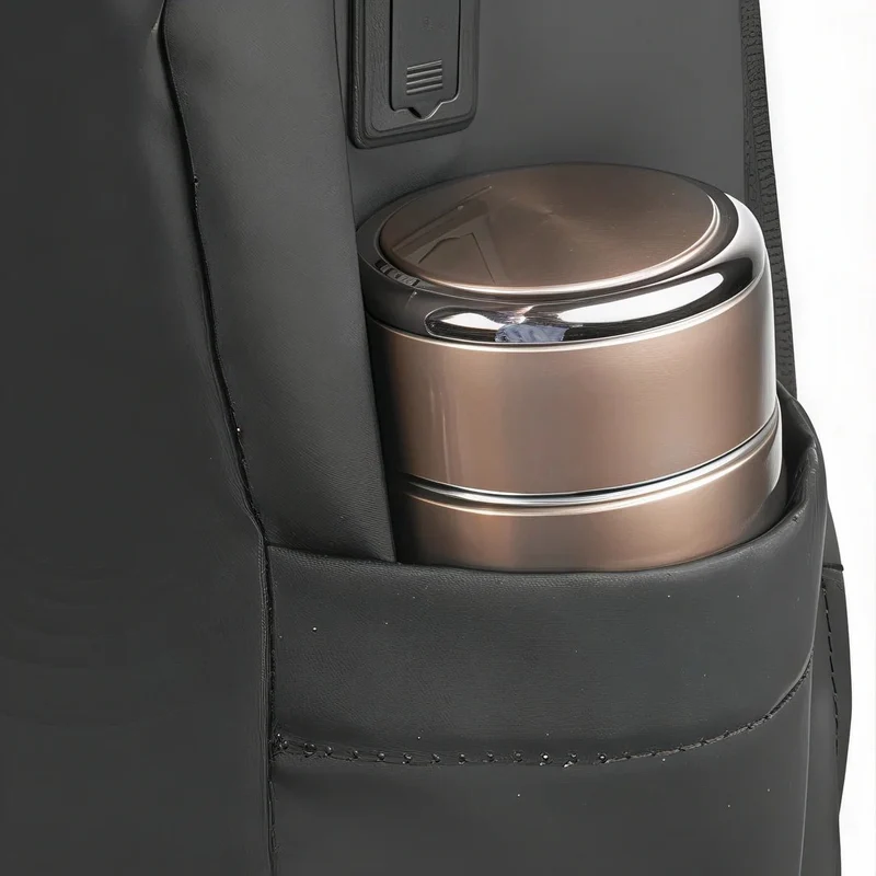 Sac à dos roll top noir pc 15,6 pouces