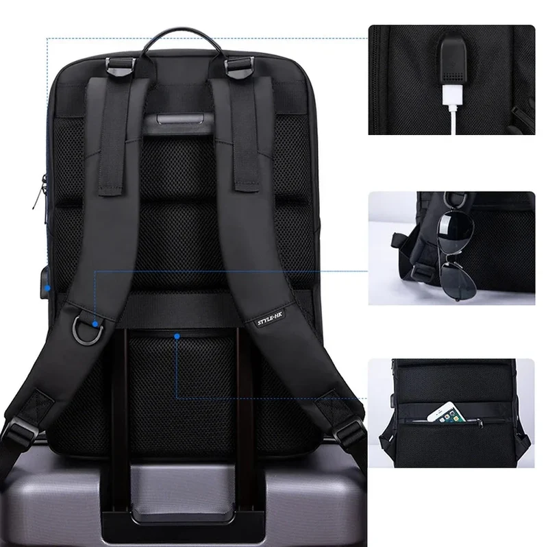 Sac à dos noir élégant pour ordinateur