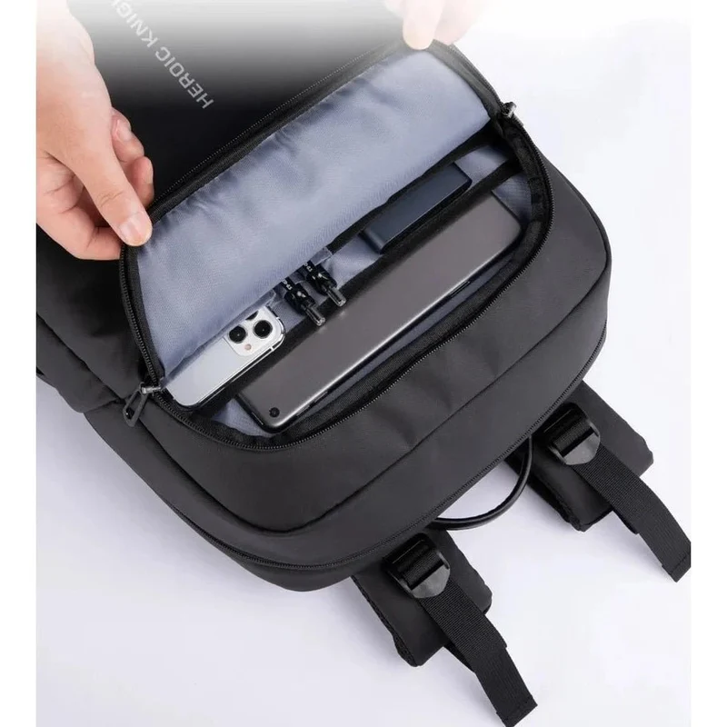 Sac à dos noir élégant pour ordinateur