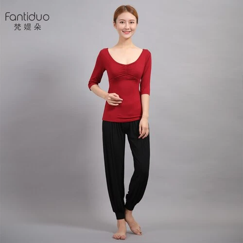 Women Running Jogging Gym Workout Clothing Fitness Training Yoga Sport T-shirt + Pants Suit Dance Racing Apparel Yoga