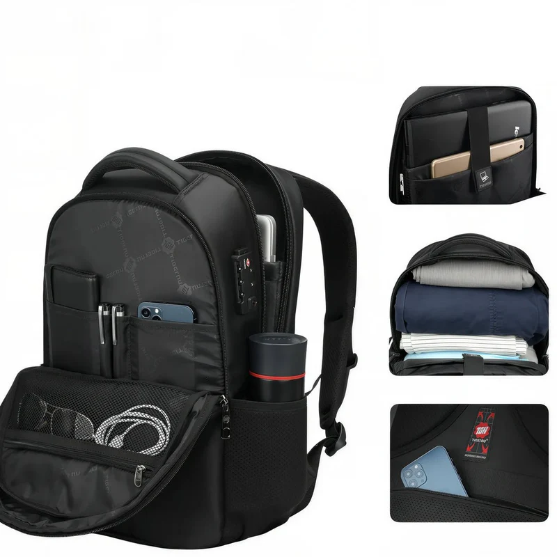 Sac à dos antivol pc portable 15.6 pouces - Tigernu