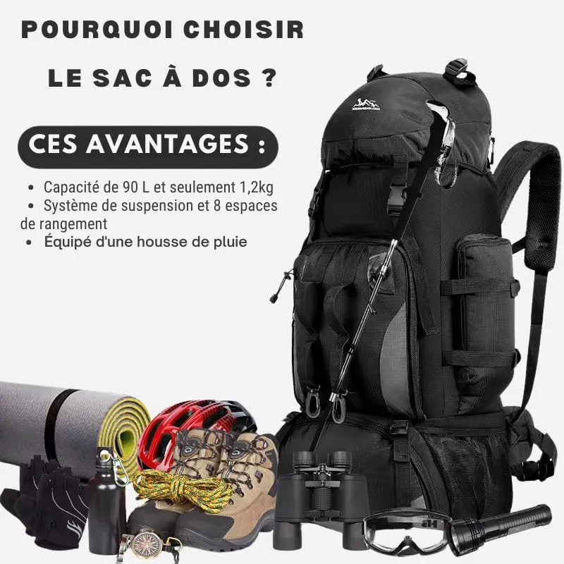 Sac à dos voyage 90L