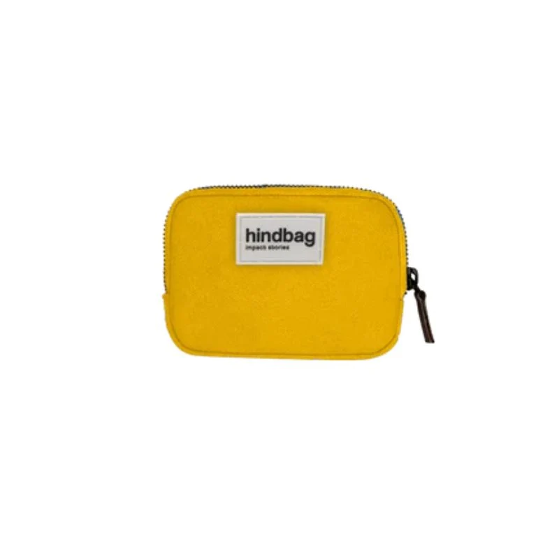 Porte-monnaie compact Lili coton bio - Hindbag