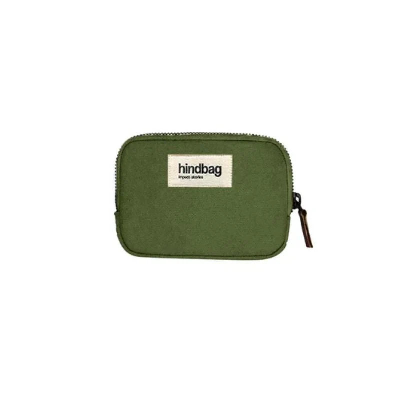 Porte-monnaie compact Lili coton bio - Hindbag