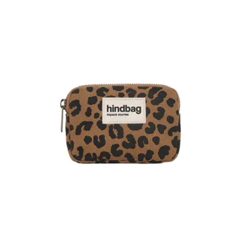 Porte-monnaie compact Lili coton bio - Hindbag