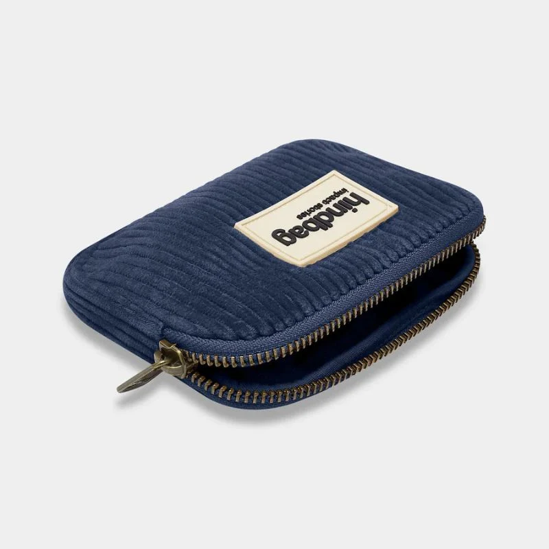 Porte-monnaie compact Lili coton bio - Hindbag