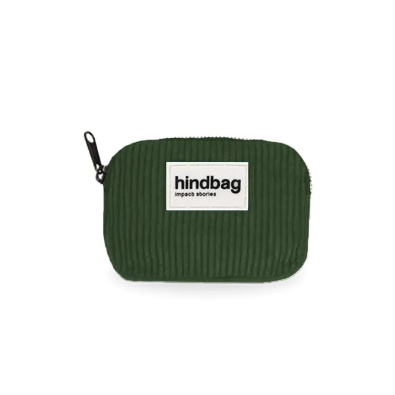 Porte-monnaie compact Lili coton bio - Hindbag