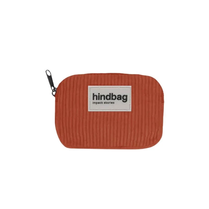 Porte-monnaie compact Lili coton bio - Hindbag