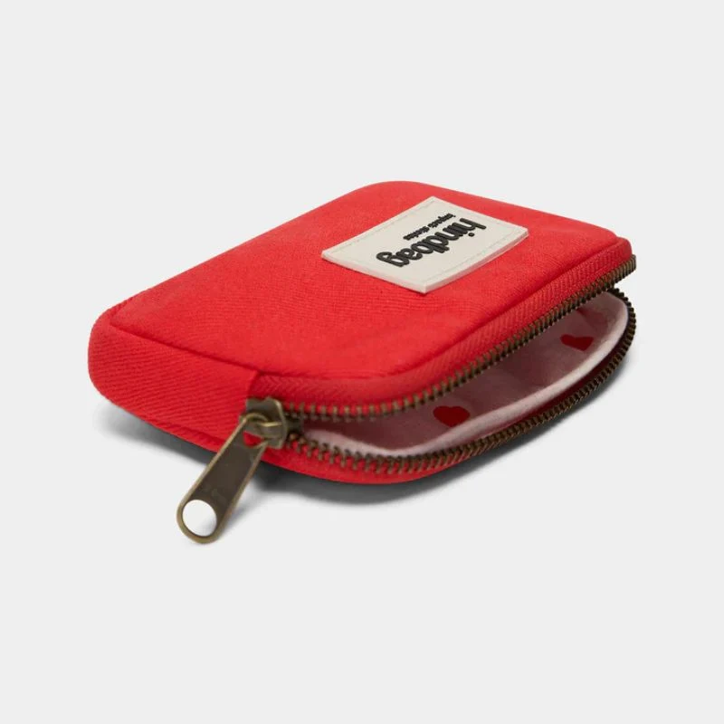 Porte-monnaie compact Lili coton bio - Hindbag