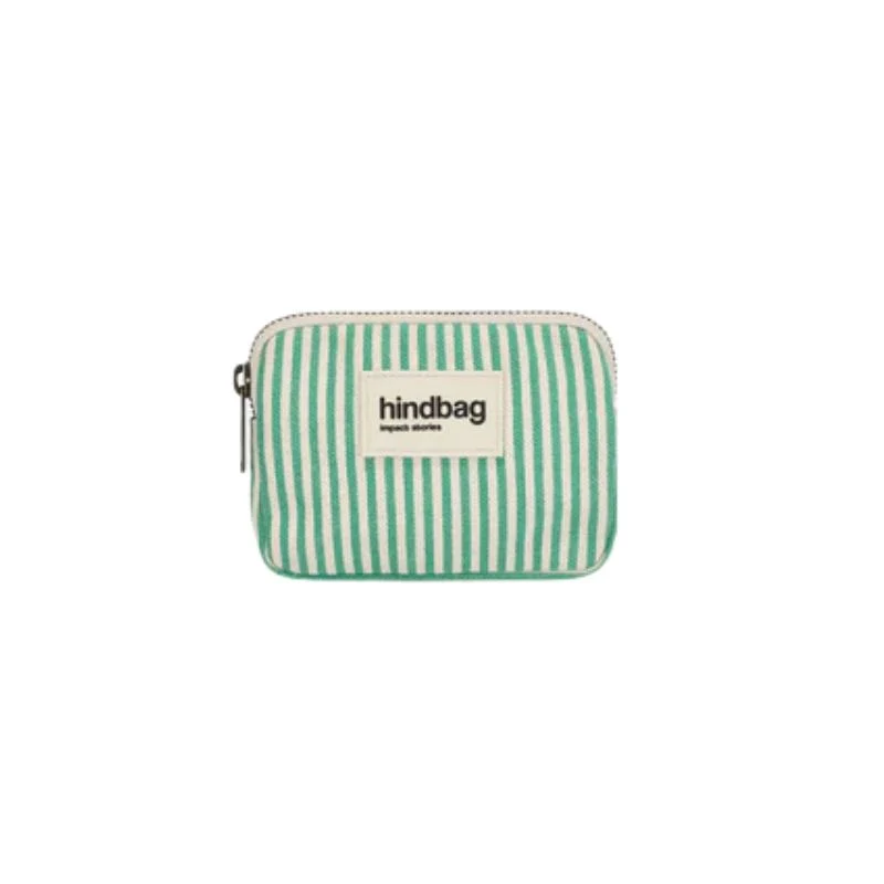 Porte-monnaie compact Lili coton bio - Hindbag