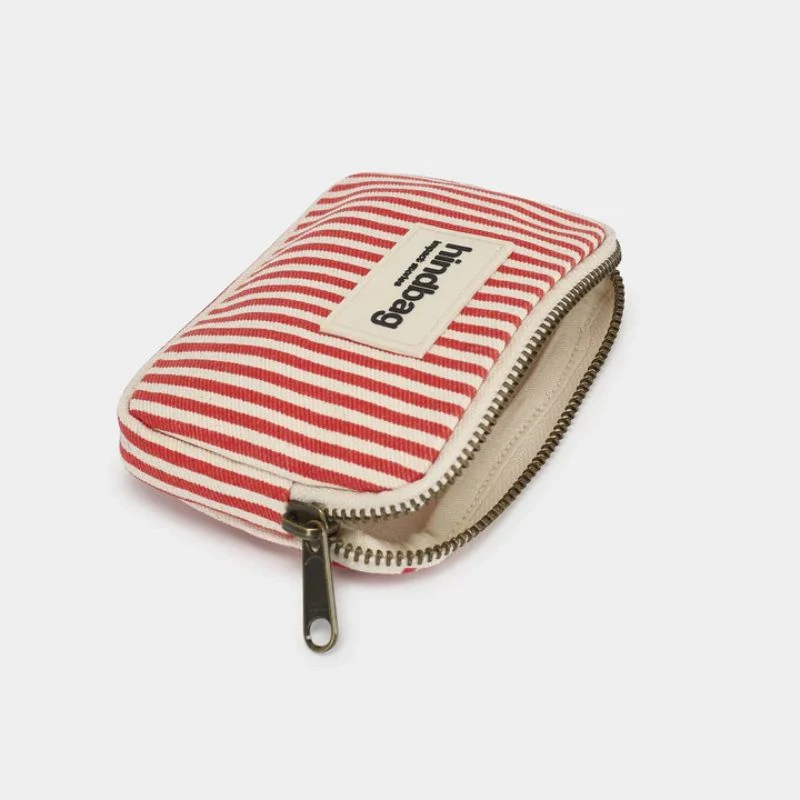 Porte-monnaie compact Lili coton bio - Hindbag