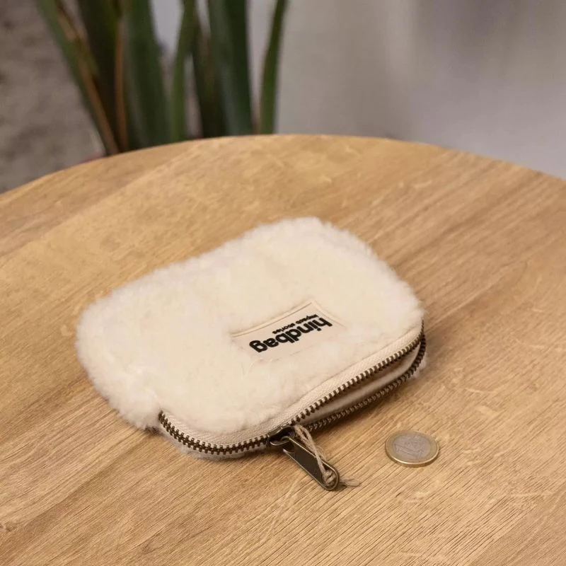 Porte-monnaie compact Lili coton bio - Hindbag