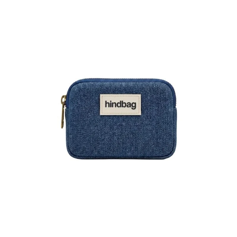 Porte-monnaie compact Lili coton bio - Hindbag
