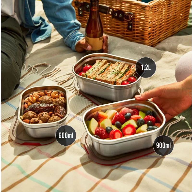 Lunch Box inox étanche micro-ondes 600 ml / 900 ml / 1.2 L - Black & Blum