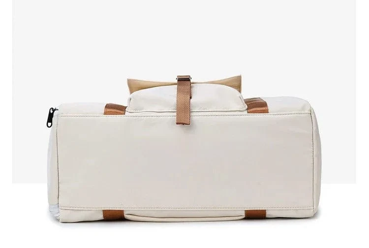 Sac de voyage femme beige