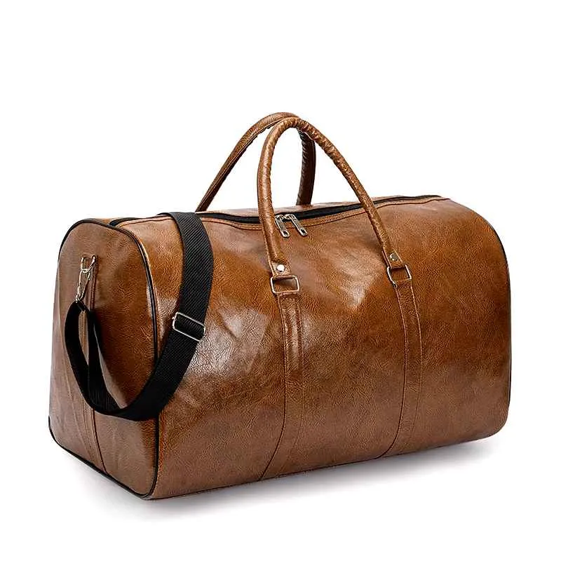 Sac de voyage cuir marron femme