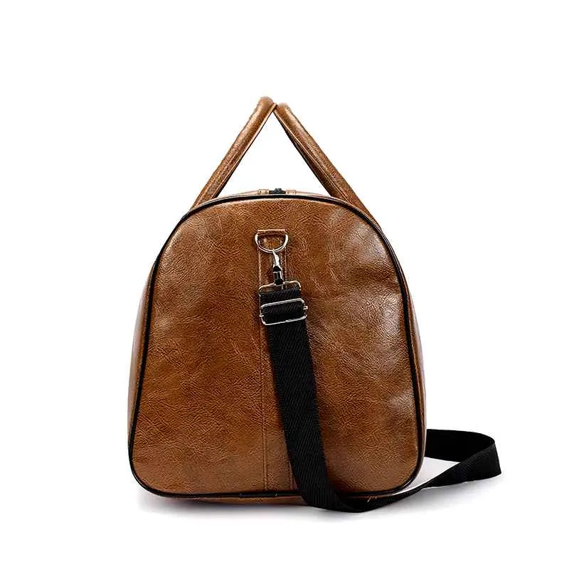 Sac de voyage cuir marron femme