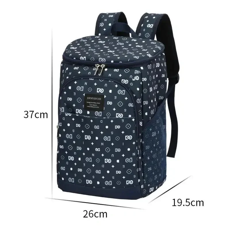 Sac à dos bleu isotherme repas - 25L