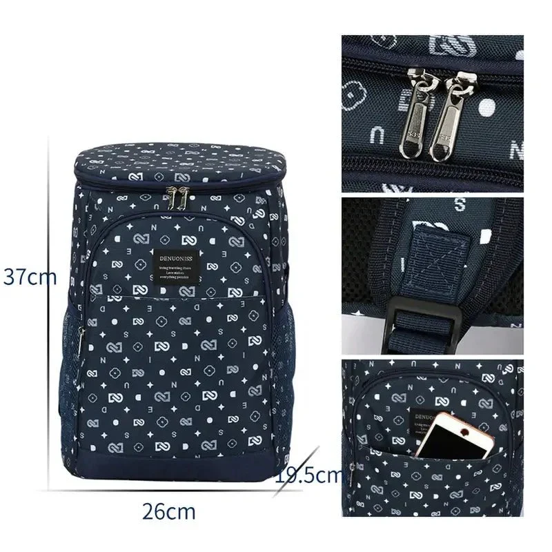 Sac à dos bleu isotherme repas - 25L