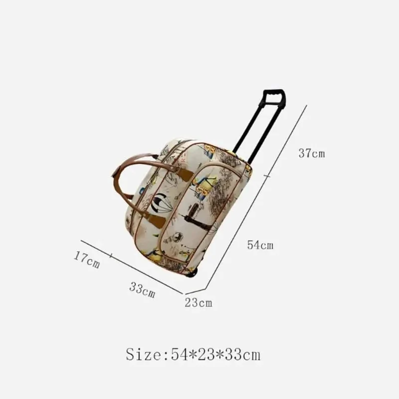 Sac de voyage femme cabine à roulettes