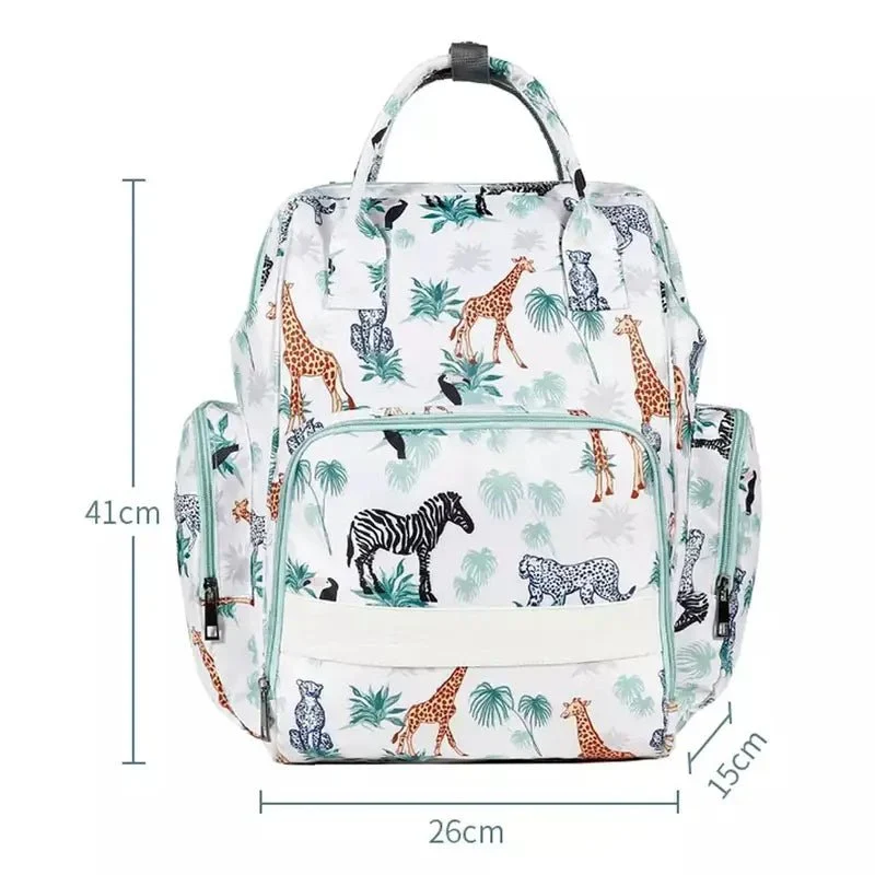 Sac à bandoulière à langer à motif imprimé