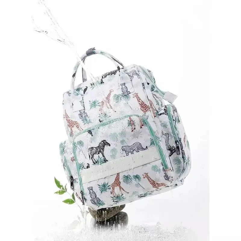 Sac à bandoulière à langer à motif imprimé