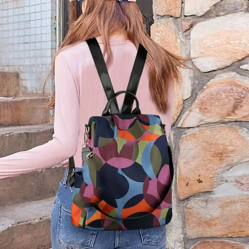 Sac à dos multicolore pour femme