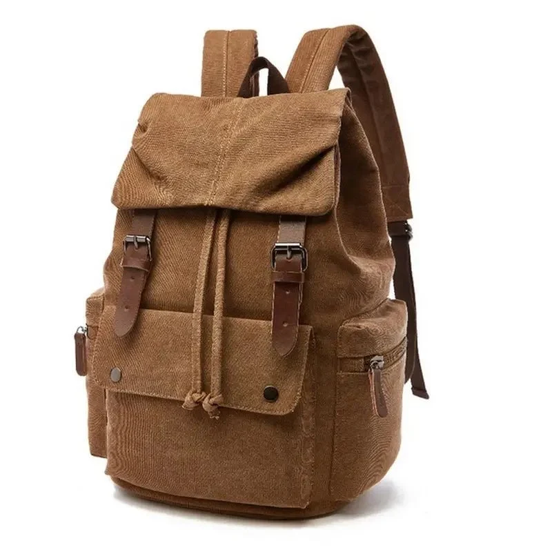 Sac à dos vintage homme en toile