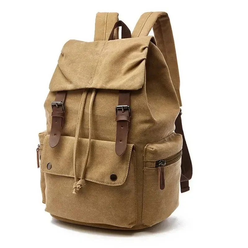 Sac à dos vintage homme en toile