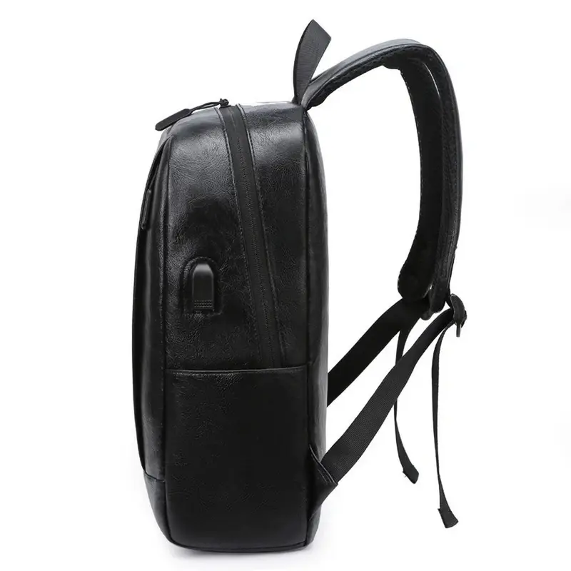 Sac à dos ordinateur veiné noir - Bastien