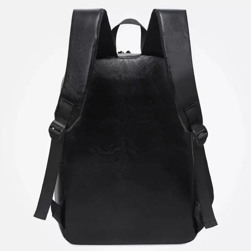 Sac à dos ordinateur veiné noir - Bastien