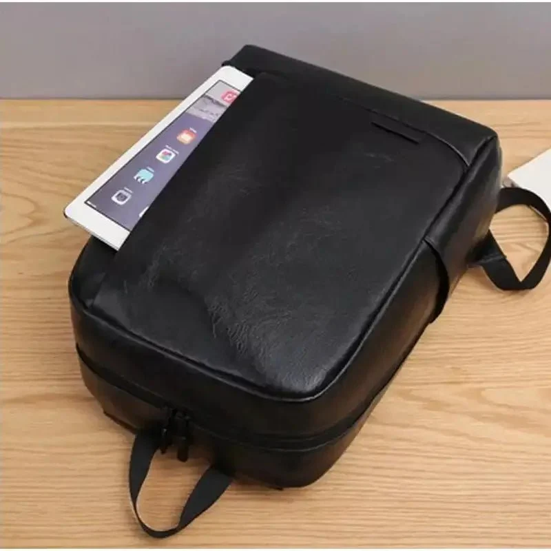 Sac à dos ordinateur veiné noir - Bastien