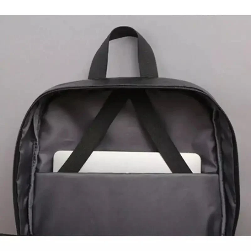 Sac à dos ordinateur veiné noir - Bastien