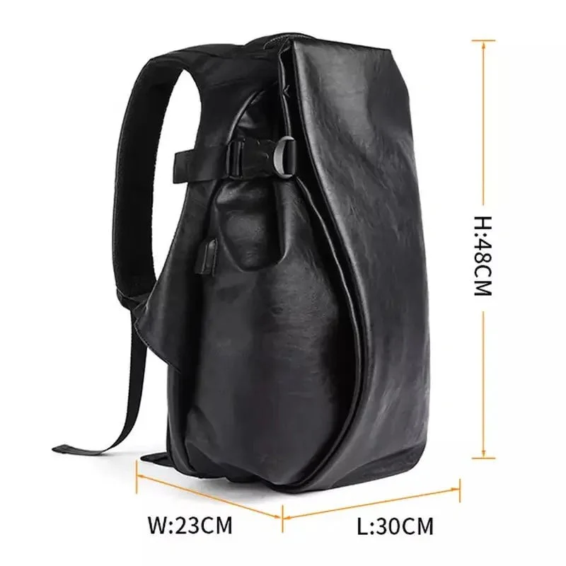 Sac à dos enveloppant patiné - Ulysse