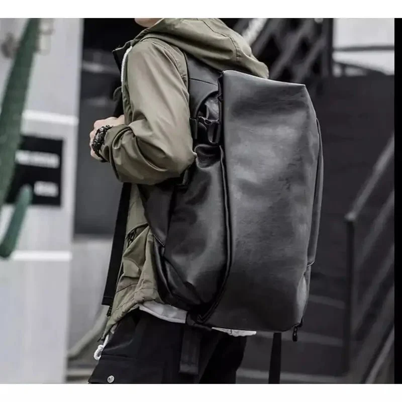 Sac à dos enveloppant patiné - Ulysse