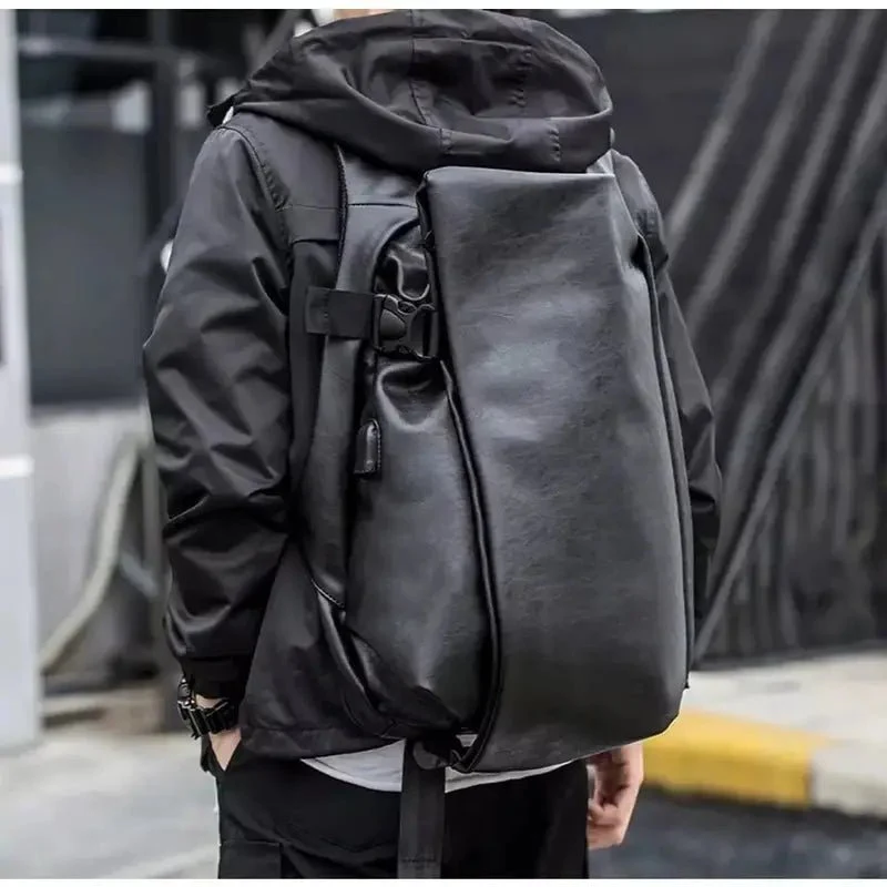 Sac à dos enveloppant patiné - Ulysse