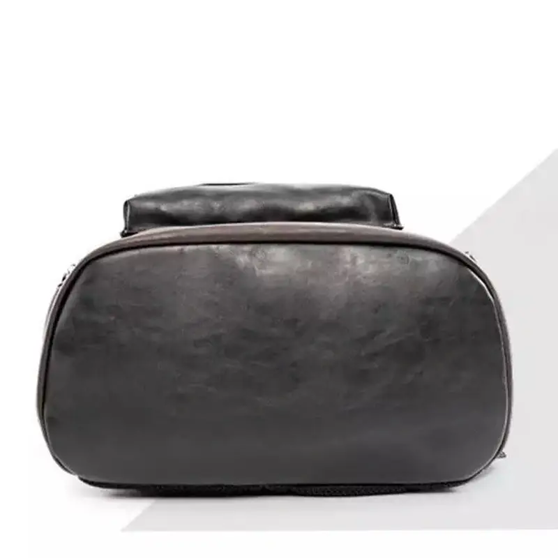 Sac à dos multipoches effet ciré brut - Hector