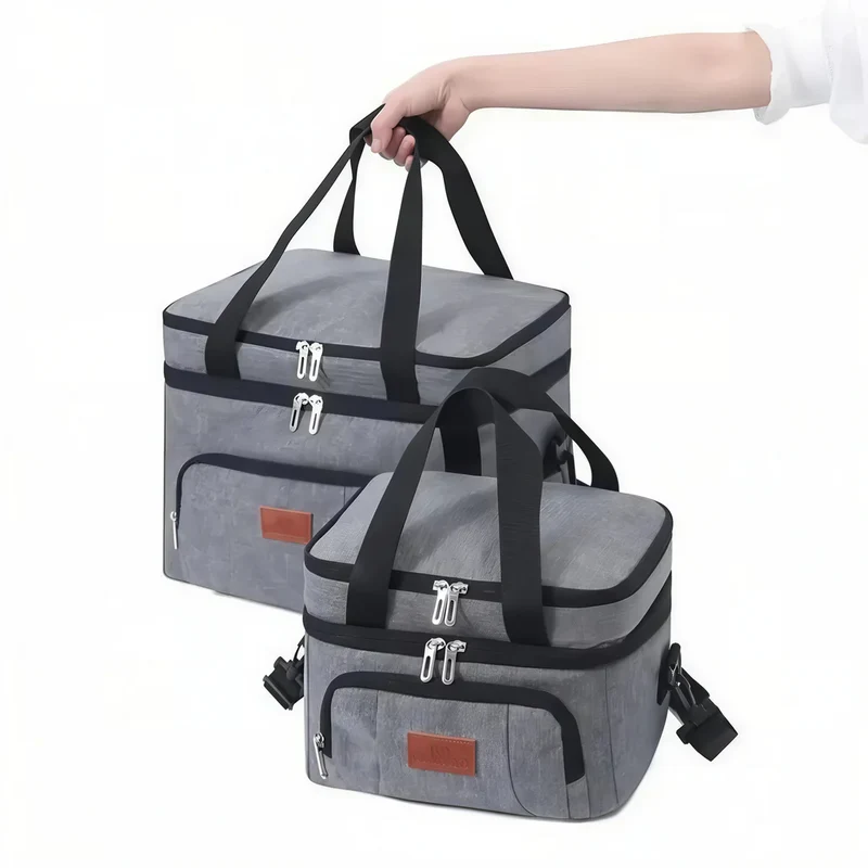Sac à bandoulière isotherme 15L double compartiment
