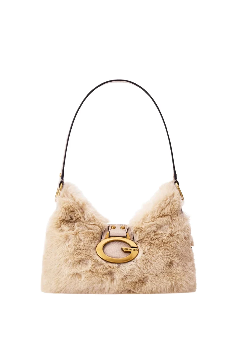 Guess Sac Bandoulière Camden Mini Off White