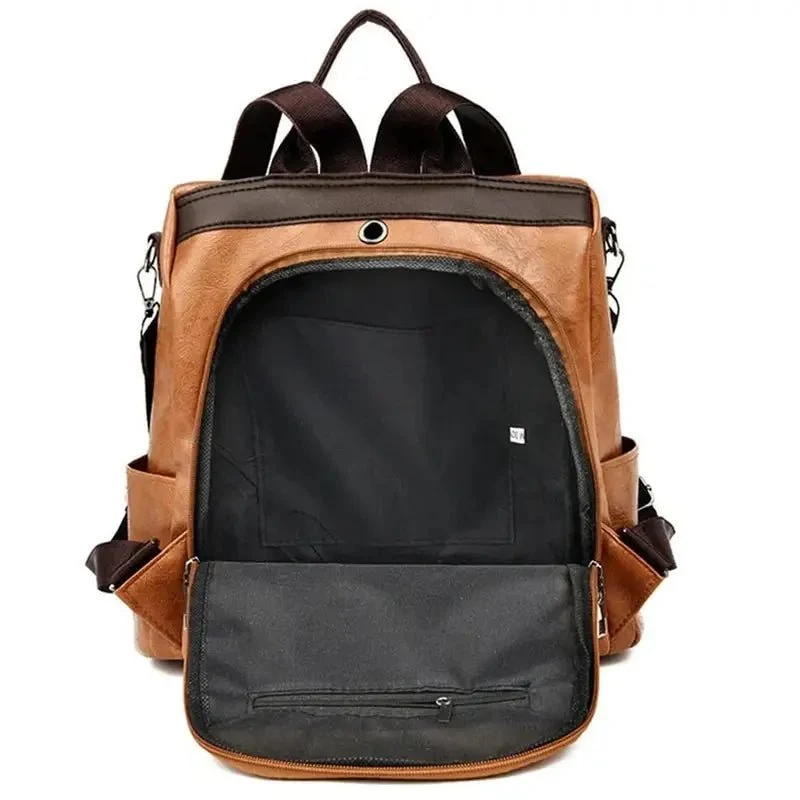 Sac à dos femme tendance veiné mat - Églantine
