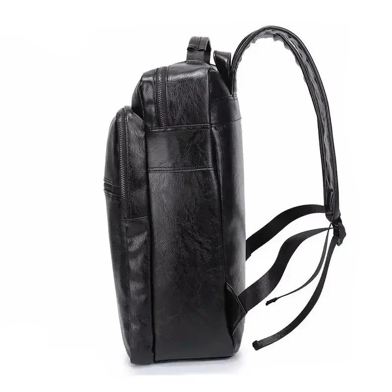 Sac à dos lustré noir - Balthazar